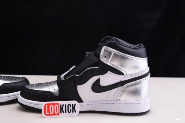 Bmlin Shoes HIGH 1 TOE JORDAN WMNS OG SILVER AIR CD0461-001 0803